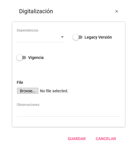 Datos Requeridos